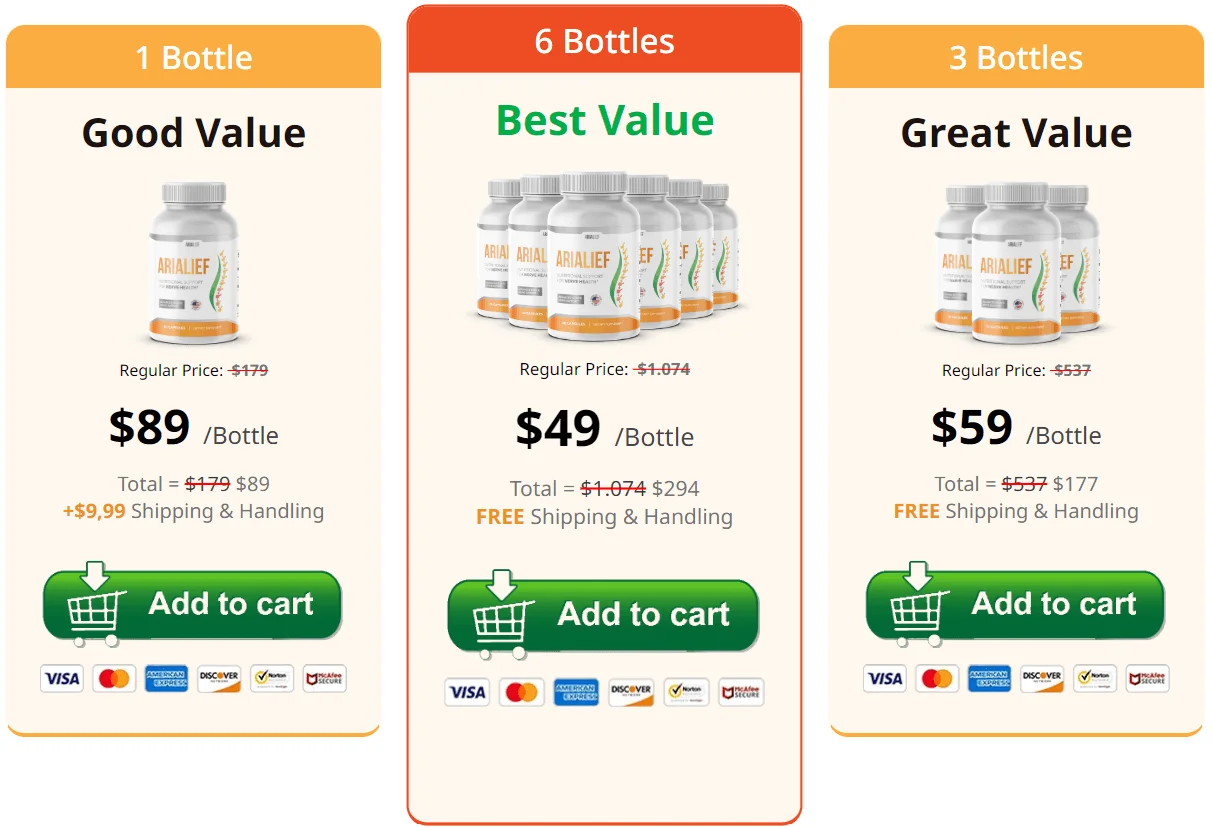 Buy Arialief 6 Bottles